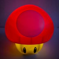 Super Mario - Nachtlicht / Lampe - Roter Pilz - MER