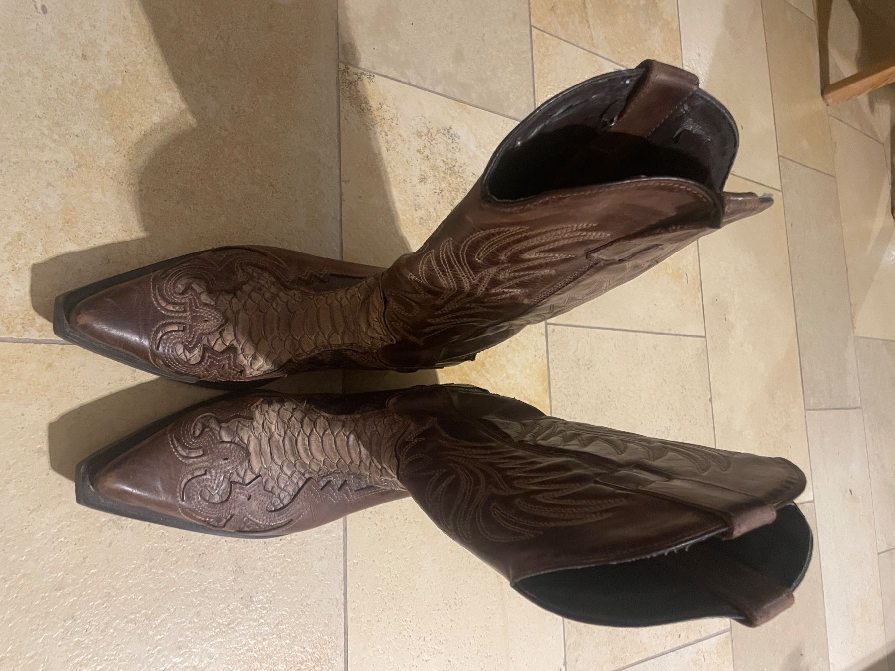 Herrenschuhe: Sendra "Tango" Luxury Western-Boots (Echtes Python-Leder, Ha – Gebraucht aus Zürich von joh_89d8 1