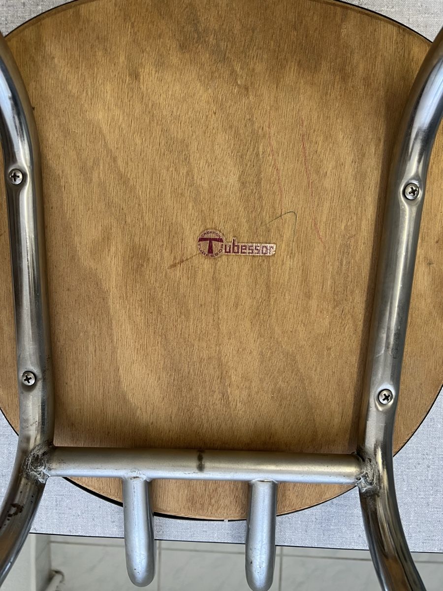 Sedie: Retro Chair Tubessor Grey Pattern – Usato da Zürich venduto da Isabel. 1