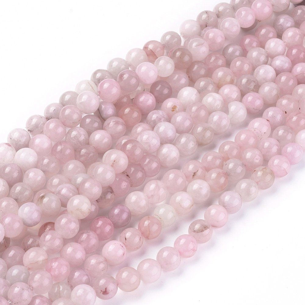 Edelsteine: Rosenquarz Perlen 8mm     1 Strang – Neu (gemäss Beschreibung) aus Alpnachstad von perlengaby 2