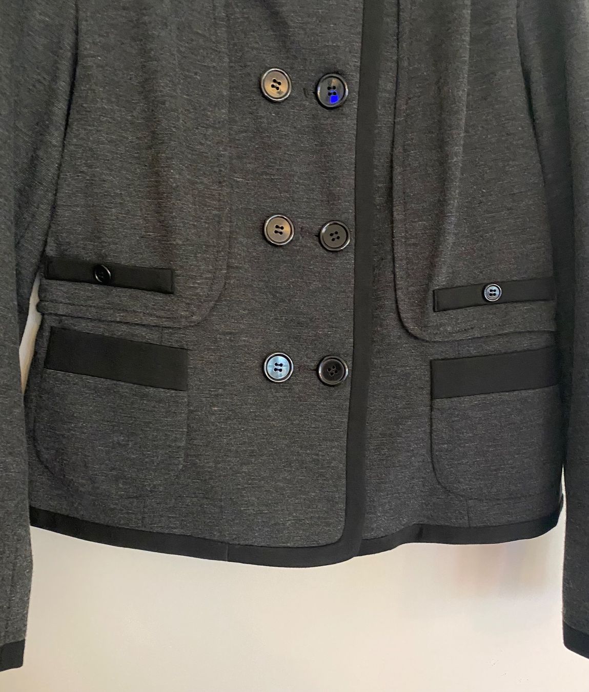Zara Jacken: Blazer von ZARA, grau/schwarz, Gr. L – Gebraucht aus Zürich von Maria2021 3