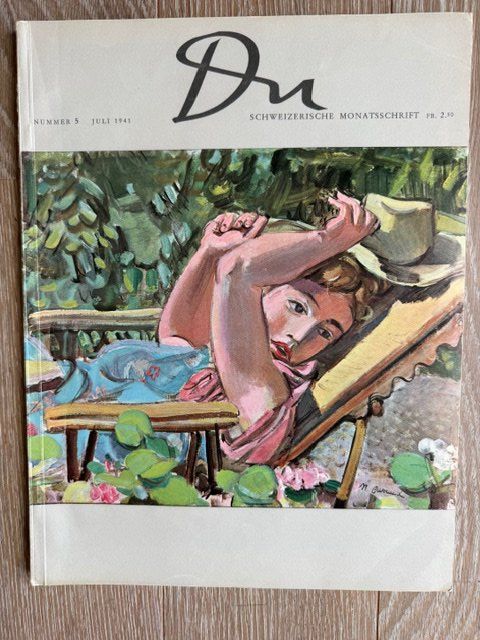 Riviste & Magazine: DU SCHWEIZERISCHE MONATSSCHRIFT 1941 – Usato da locarno venduto da valeria012