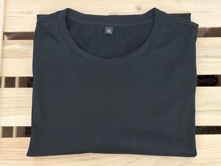 Herren T-Shirt schwarz Grösse 2XL