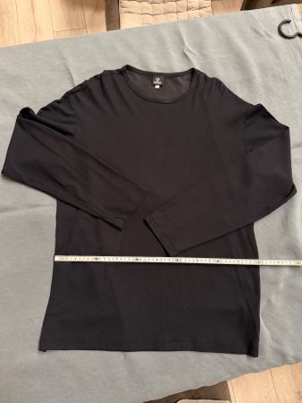 T-shirt lycra noir manches longues VERSACE