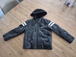 Coole Kinder Lederjacke Gr. 122 Frühling / Herbst