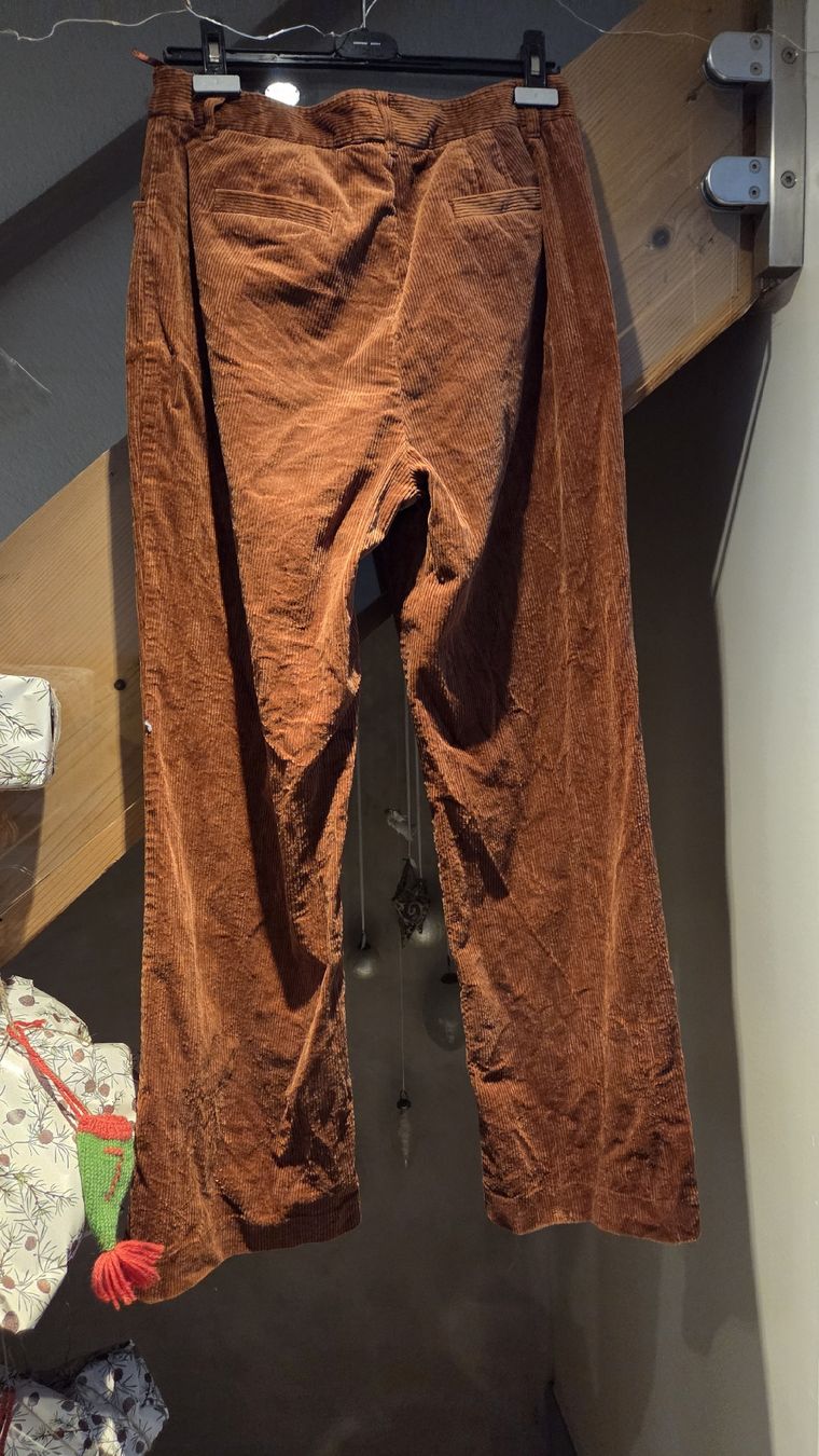 King Louie Pantaloni: Braune Cordhose, Grösse 42 – Nuovo (secondo la descrizione) da Winterthur venduto da sandi99 1