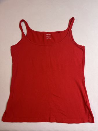 Rotes Esmara Tanktop Gr. M 40/42 Top Sommer Basic 👚