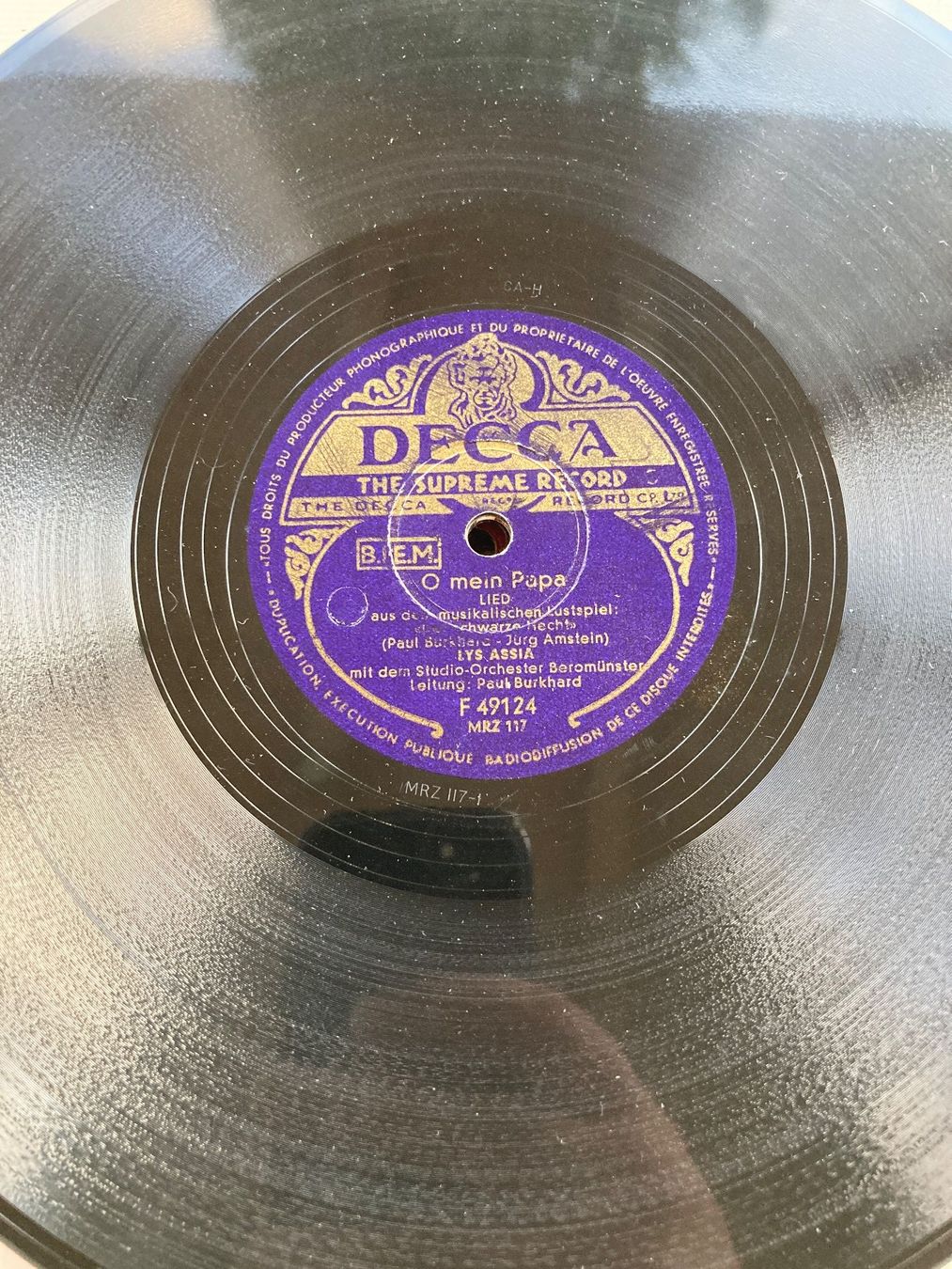 Dischi in vinile: 9 deutsche /schweizerische Schellackplatten fürs Grammophon – Usato da Altstätten SG venduto da orthophonix 1