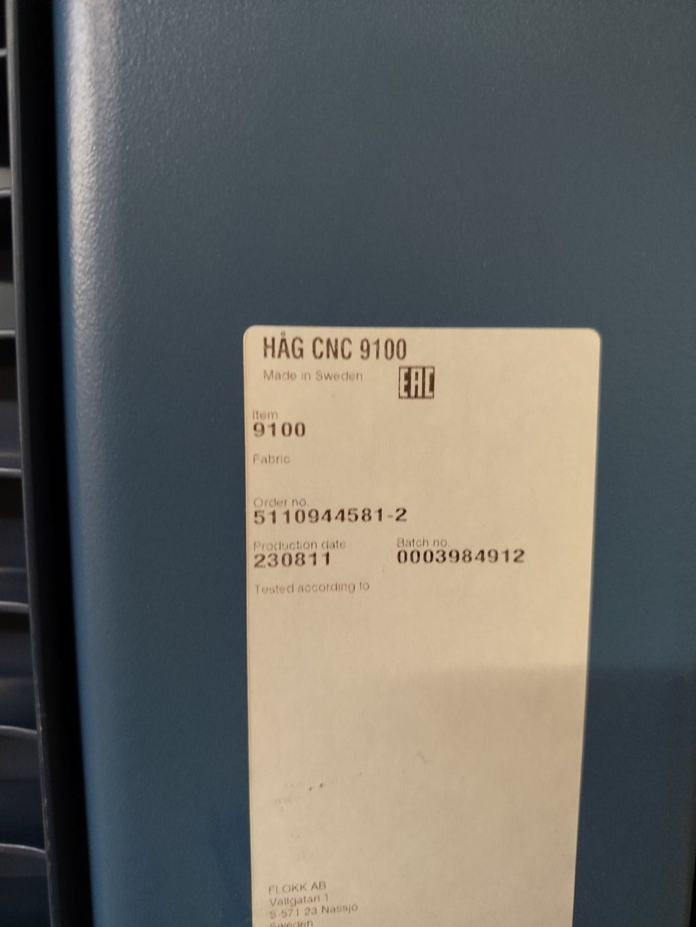 Håg Sedie: Häg - CNC 9100 Kunststoffstuhl – Nuovo e nell'imballaggio originale da Dällikon venduto da Retouren_Resale 1