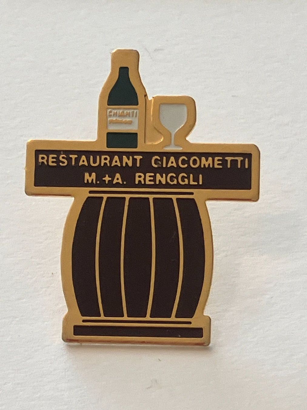 Placchette & Badge: 1 Pin Restaurant Ciacometti – Usato da Basel venduto da djwwpp