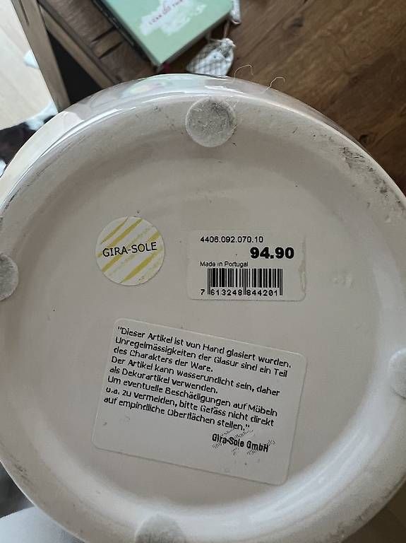 Micasa Vasi & Recipienti: Vase weiss (Micasa) – Nuovo (secondo la descrizione) da Dübendorf venduto da fadrinli 2