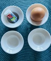 4er Set Villeroy & Boch Eierbecher Luxembourg weiss Porzella