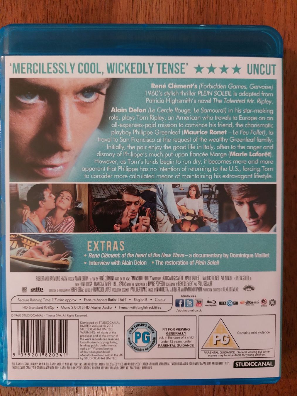 Tutti i DVDs: Blu Ray - Plein Soleil mit Alain Delon – Usato da Rheinfelden venduto da FilmAuktion 1