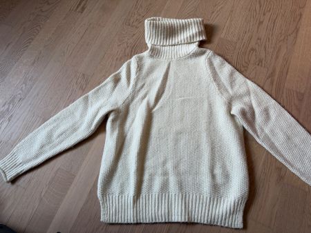 Weisser Rollkragenpullover von Madewell Grösse xs