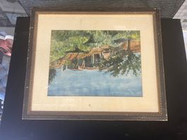 ANCIENNE AQUARELLE