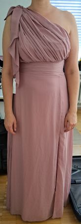 Kleid Hochzeitsgast in altrosa von Lipsy