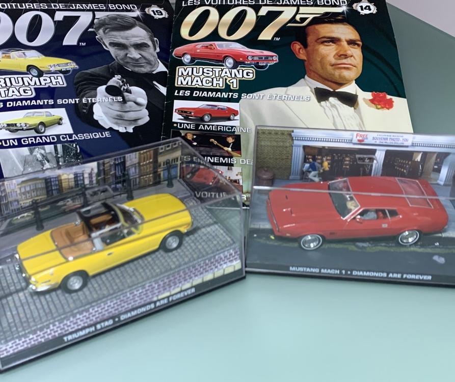 2x diorama BOND 007 MUSTANG MACH 1 + TRIUMPH STAG * 1:43 | Kaufen auf ...