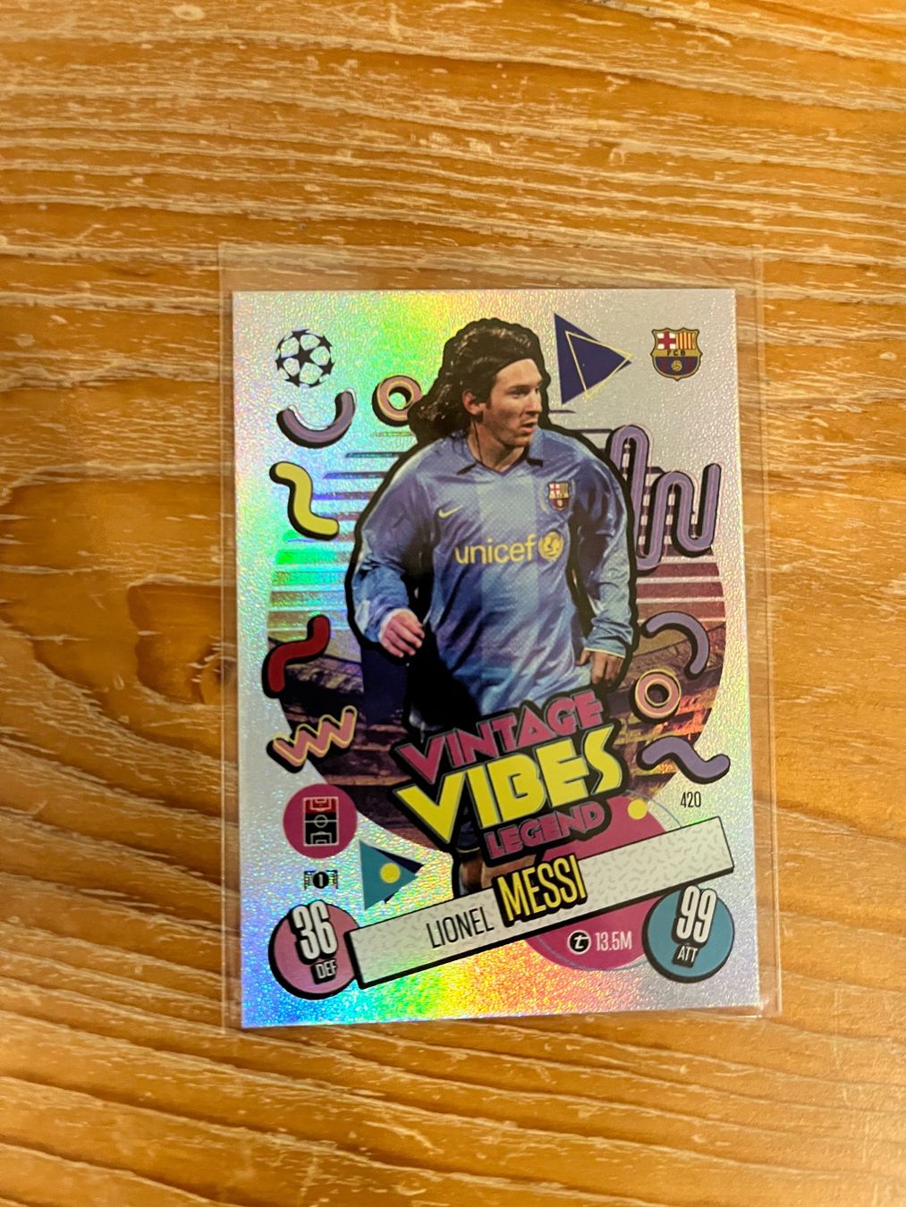 Topps Carte collezionabili: Lionel Messi Vintage Vibes – Usato da Balzers venduto da jos_6r9r