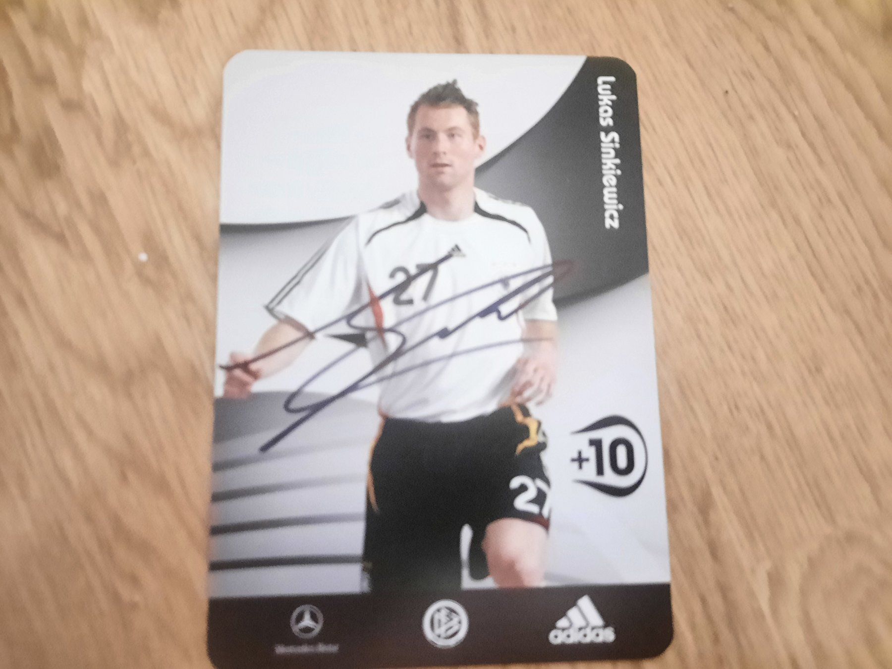 Autogramme: Lukas Sinkiewicz / deutscher Nationalspieler – Gebraucht aus Worben von ersa01 1