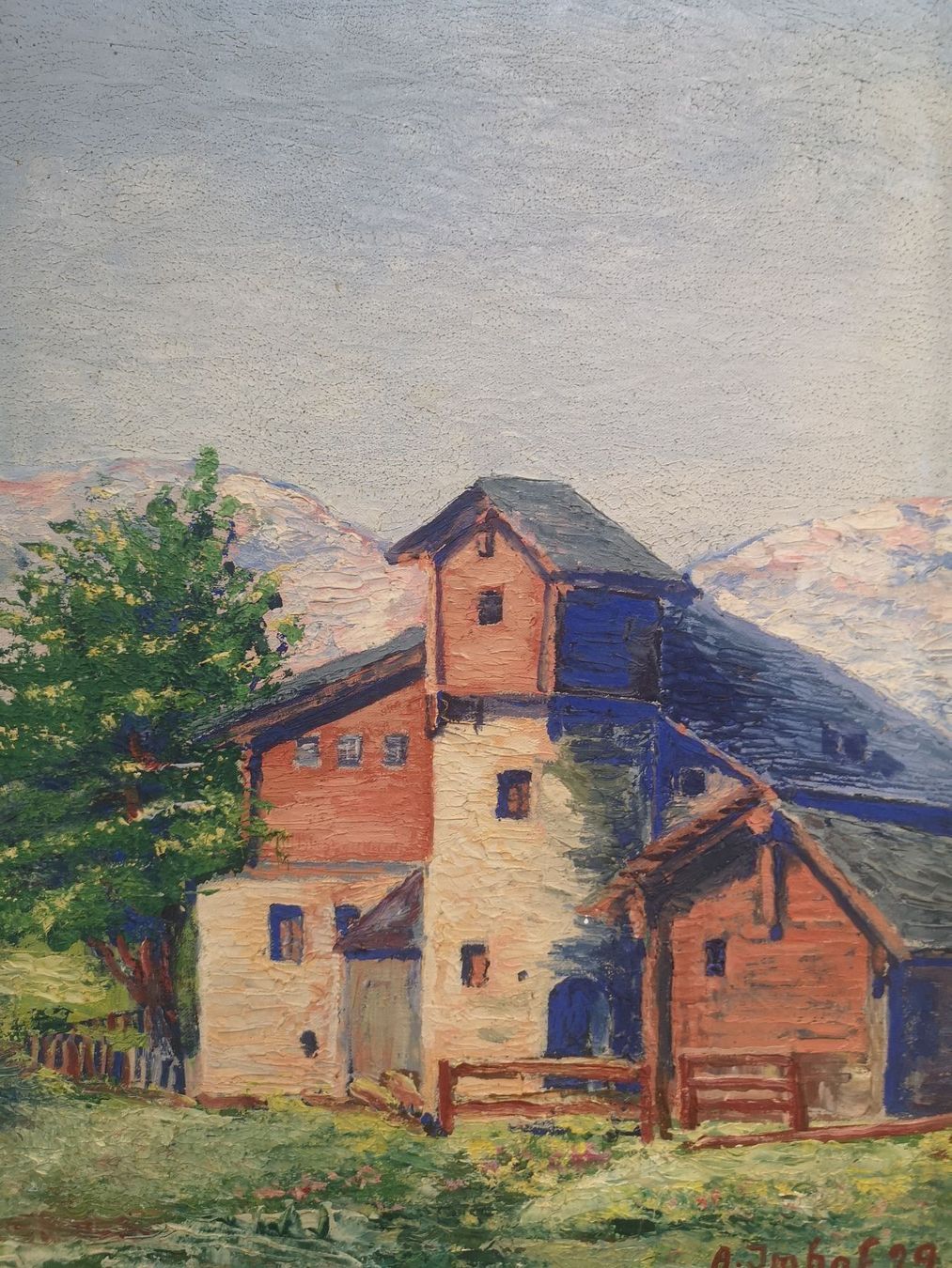 Dipinti: JOSEPH A. IMHOF (1871-1955) – Usato da Genève venduto da Qanil77 1
