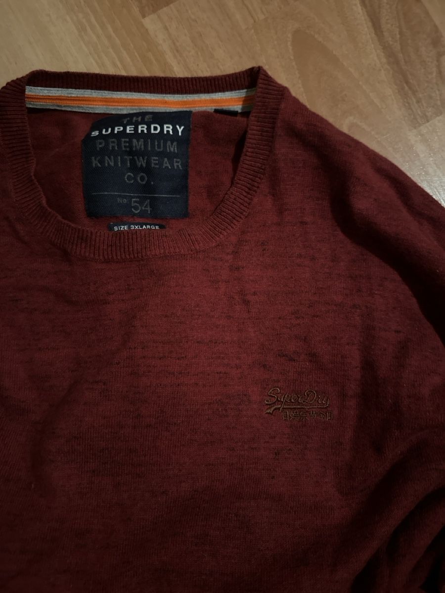 Maglioni & Felpe: Superdry Herren Pullover Gr. XXL, weinrot – Usato da St. Gallen venduto da mai_gd7k 2