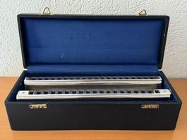 Vintage Hohner Chromatic Bass Harmonica 265