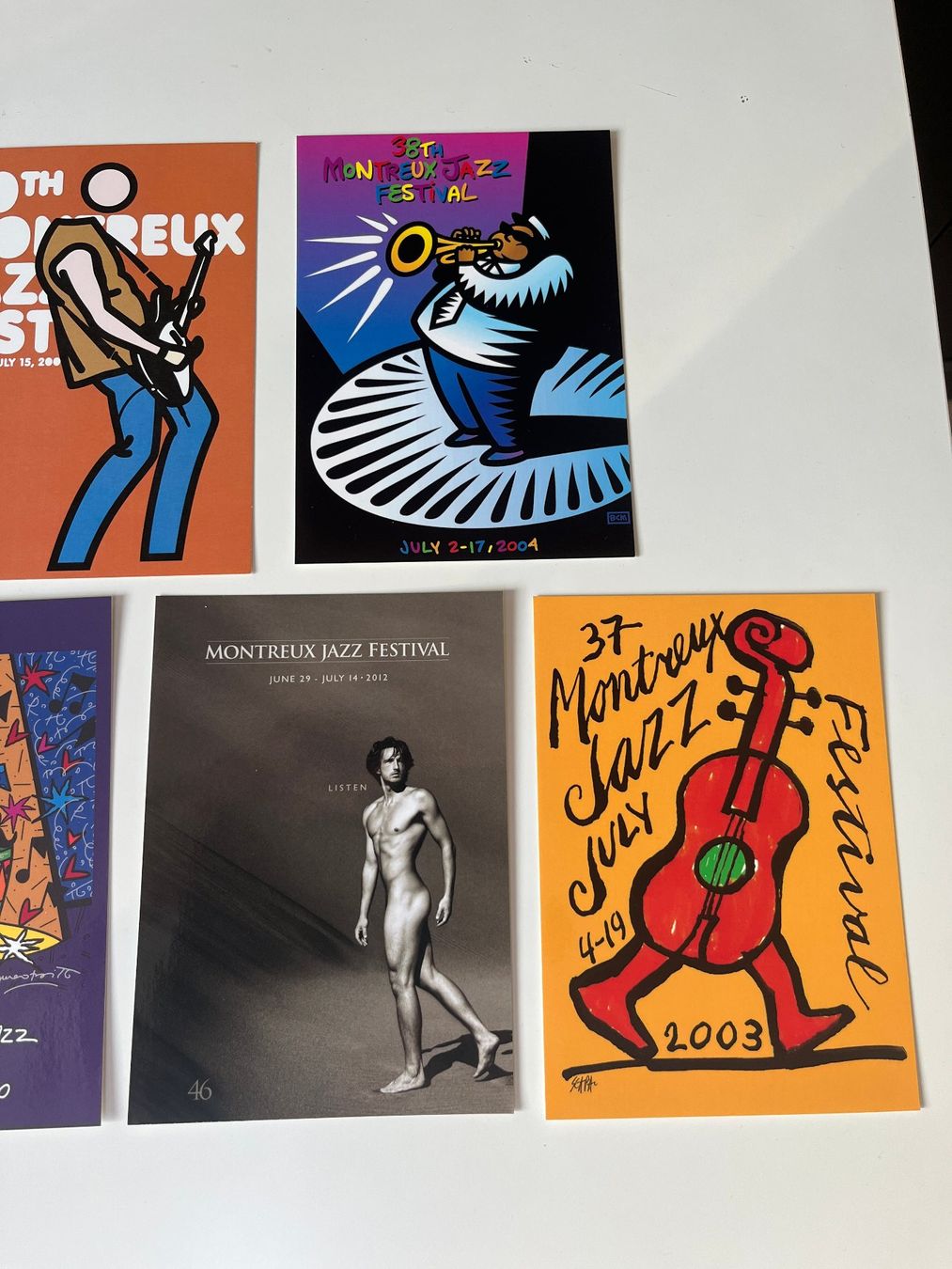 Cartoline postali: Postkarten Ansichtskarten Jazz Montreux – Usato da Unterkulm venduto da esco 2