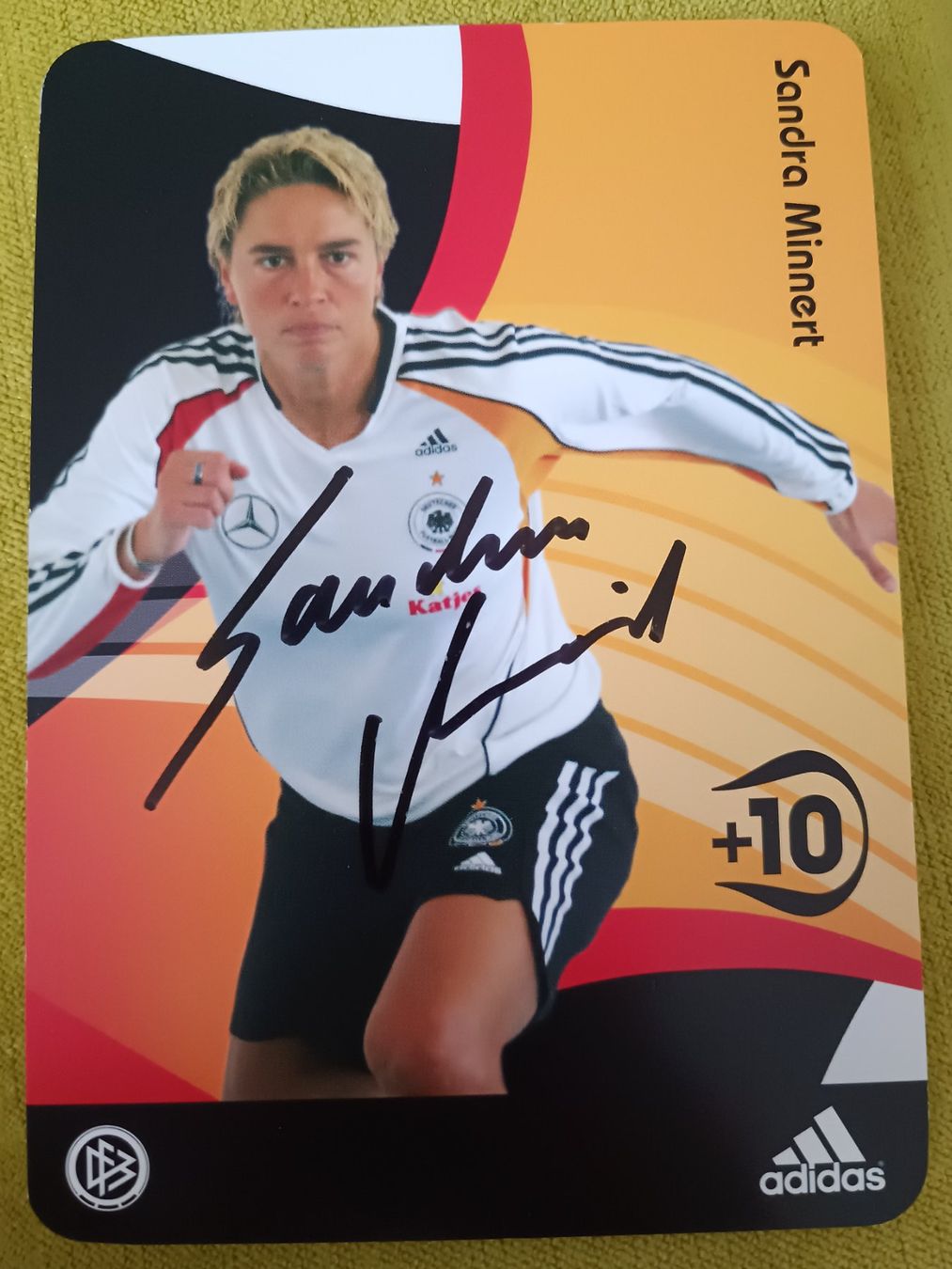 Autografi: Sandro Minnert - DFB - handsignierte Autogrammkarte – Usato da Menziken venduto da Artographs