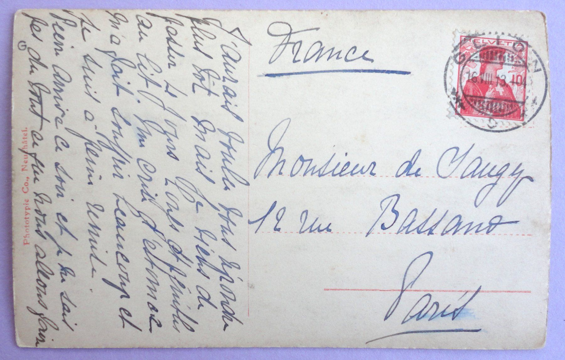 Cartes postales: Barque du Léman – Défectueux à Fétigny par Billy2miny 1
