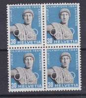 1944, 50 JAHRE INTERNAT.OLYMPISCHES KOMITEE, 261x, POSTFRISC