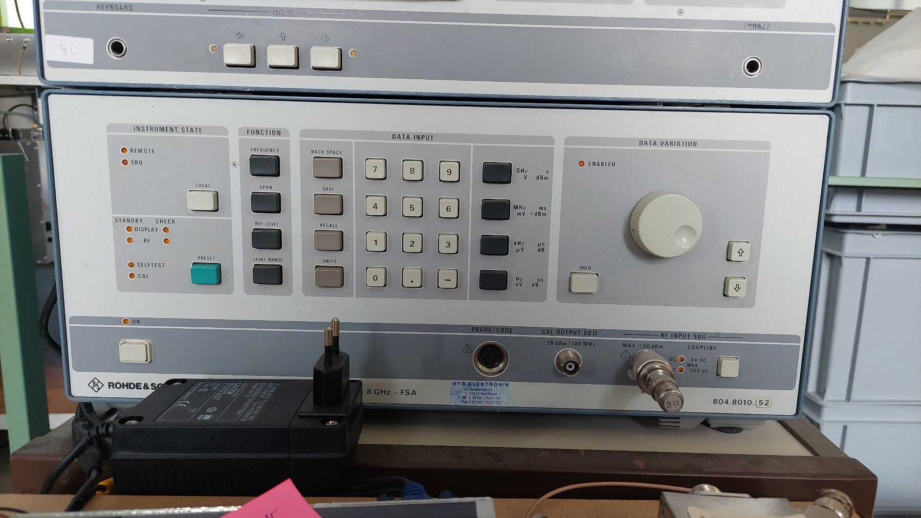 Messen: Rhode & Schwarz Spectrum Analyzer – Defekt aus Bülach von blksize 1