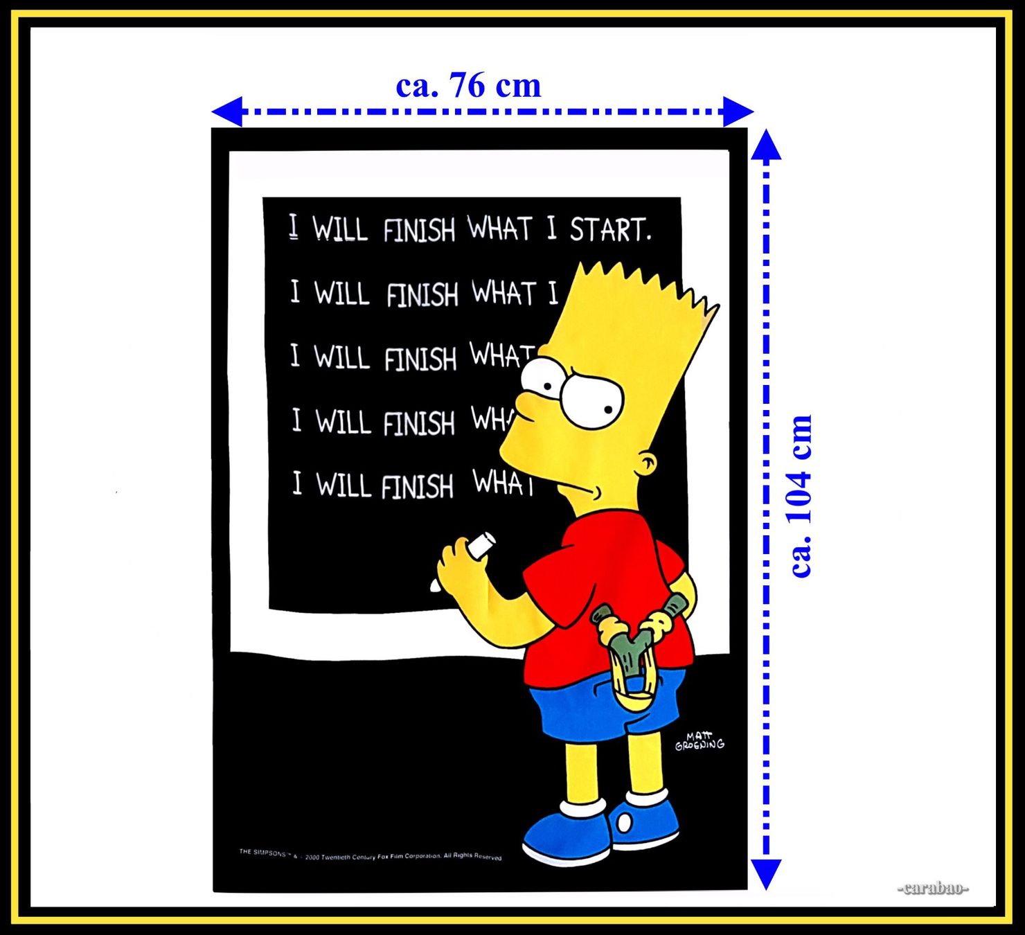 Bandiere: Fahne *Bart Simpson* - Nr. J-6005 – Nuovo (secondo la descrizione) da Winterthur venduto da --carabao-- 1