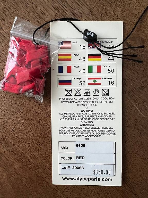 Vestiti: Trägerloses rotes Abendkleid – Usato da Zürich venduto da ali_8zbg 3