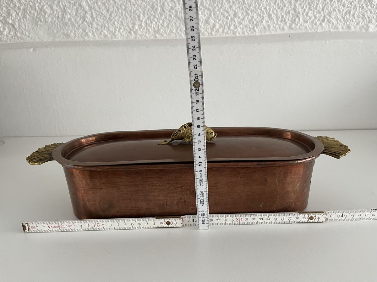 Padelle: Fisch-Pfanne aus Kupfer – Usato da Wetzikon ZH venduto da seli03 8