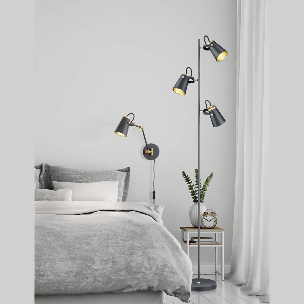 Lampade: Wandleuchte, Schwarz, Schwenkbar – Nuovo (secondo la descrizione) da Kreuzlingen venduto da Smart-Light 1