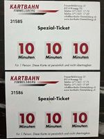 2x Spezial-Ticket Kartbahn Fimmelsberg