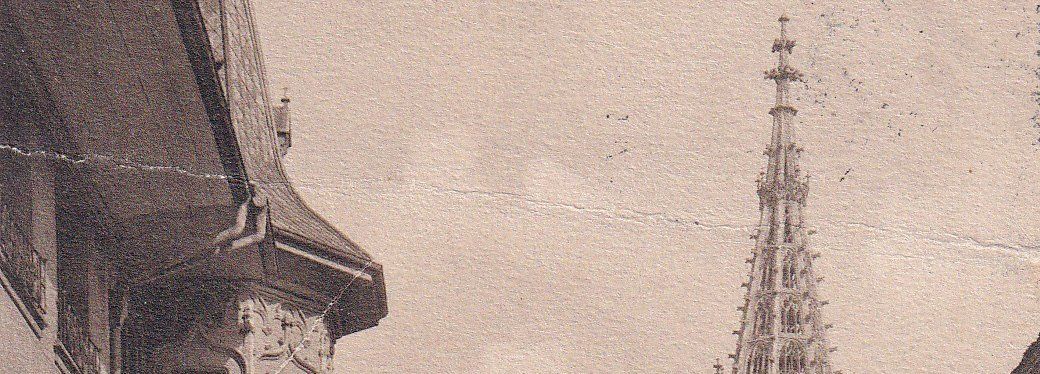 Cartoline postali: Alt Bern  Kesslergasse mit Münster  1911 – Difettoso da Cormoret venduto da Pascalll2001 1
