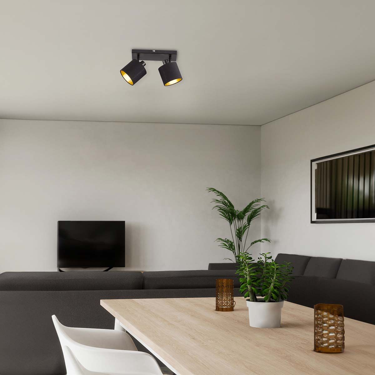 Kronleuchter & Deckenlampen: Deckenleuchte, 28 cm x 17 cm, 2er Spot – Neu (gemäss Beschreibung) aus Kreuzlingen von Smart-Light 1