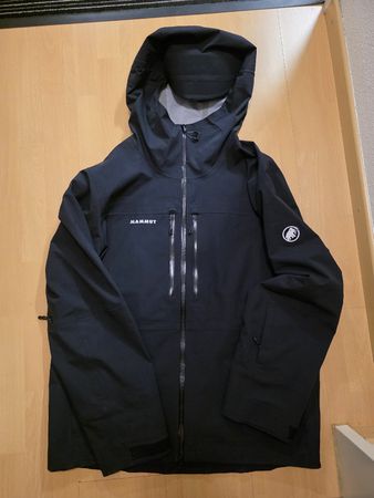 Mammut Stoney Hardshelljacke mit Kapuze Schwarz Grösse XL