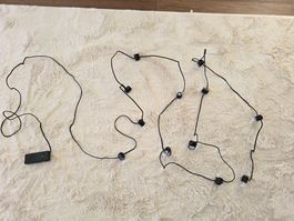 LED-Lichterkette 5 m mit Glühbirnenoptik und Timer