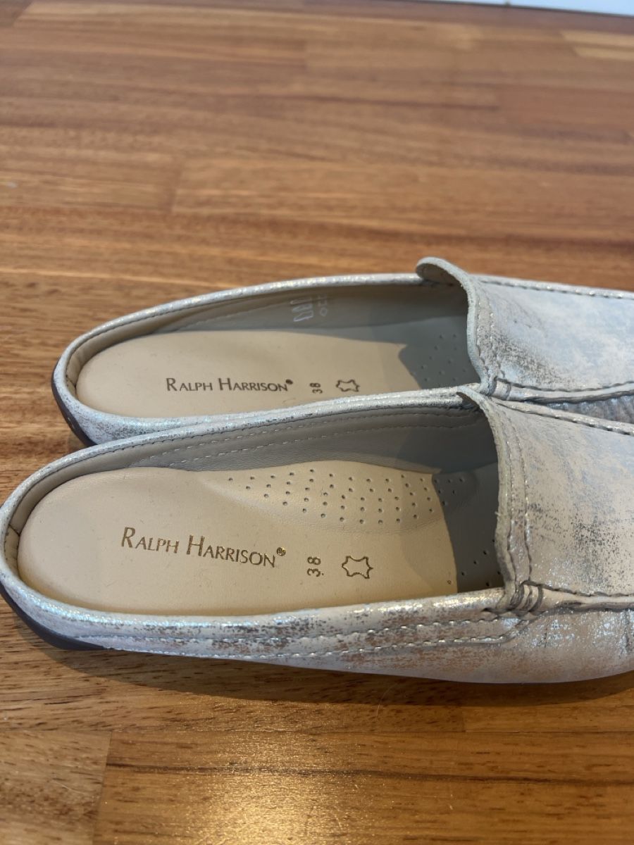 Damenschuhe: Slipper Damen Ralph Harrison Silber Grösse 38 – Neu (gemäss Beschreibung) aus Eglisau von Jsam 2