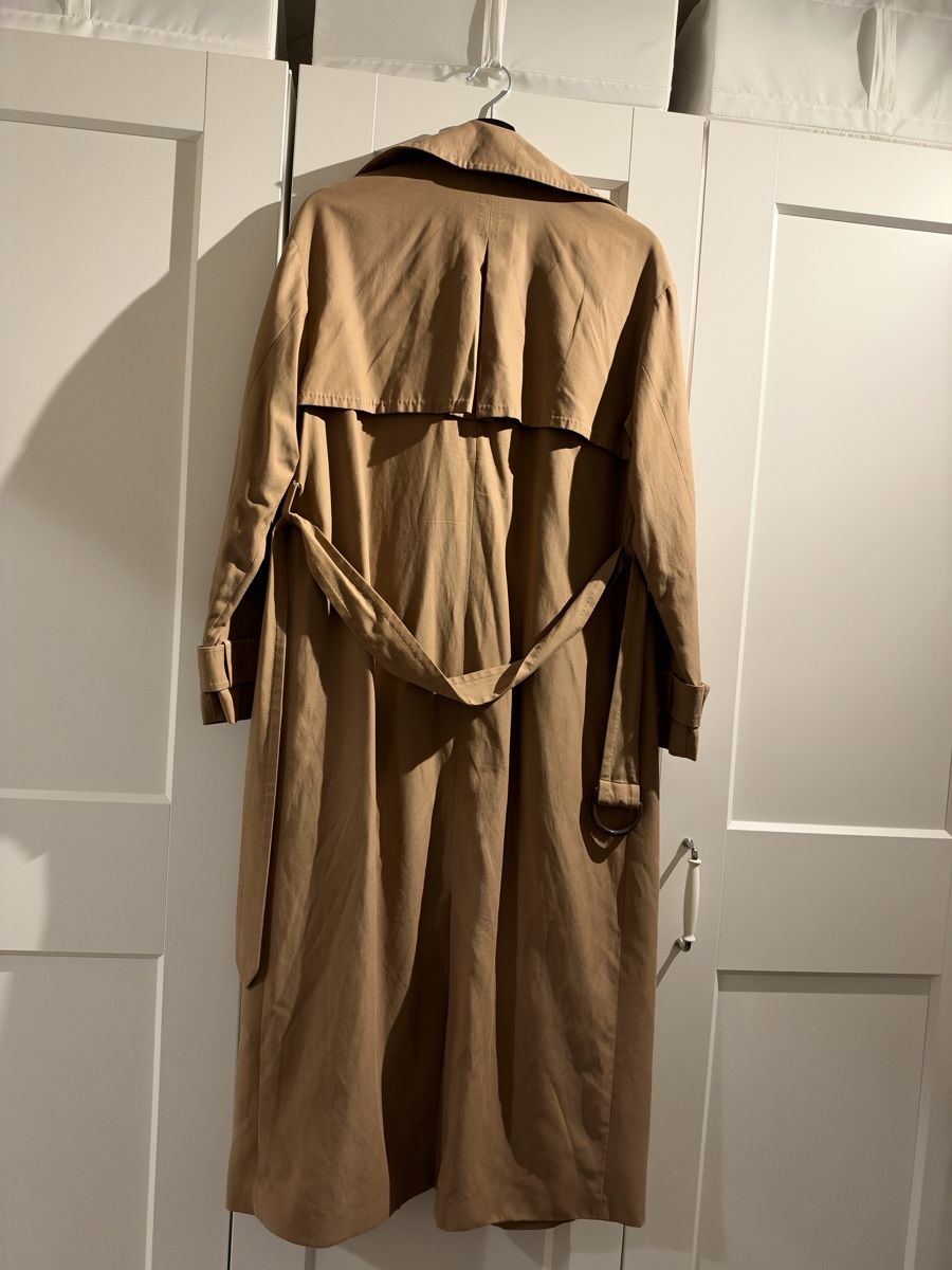 Mango Cappotti: Trench Coat Mango Beige Double Breasted Size S – Usato da Kilchberg ZH venduto da lyn_fsc9 1