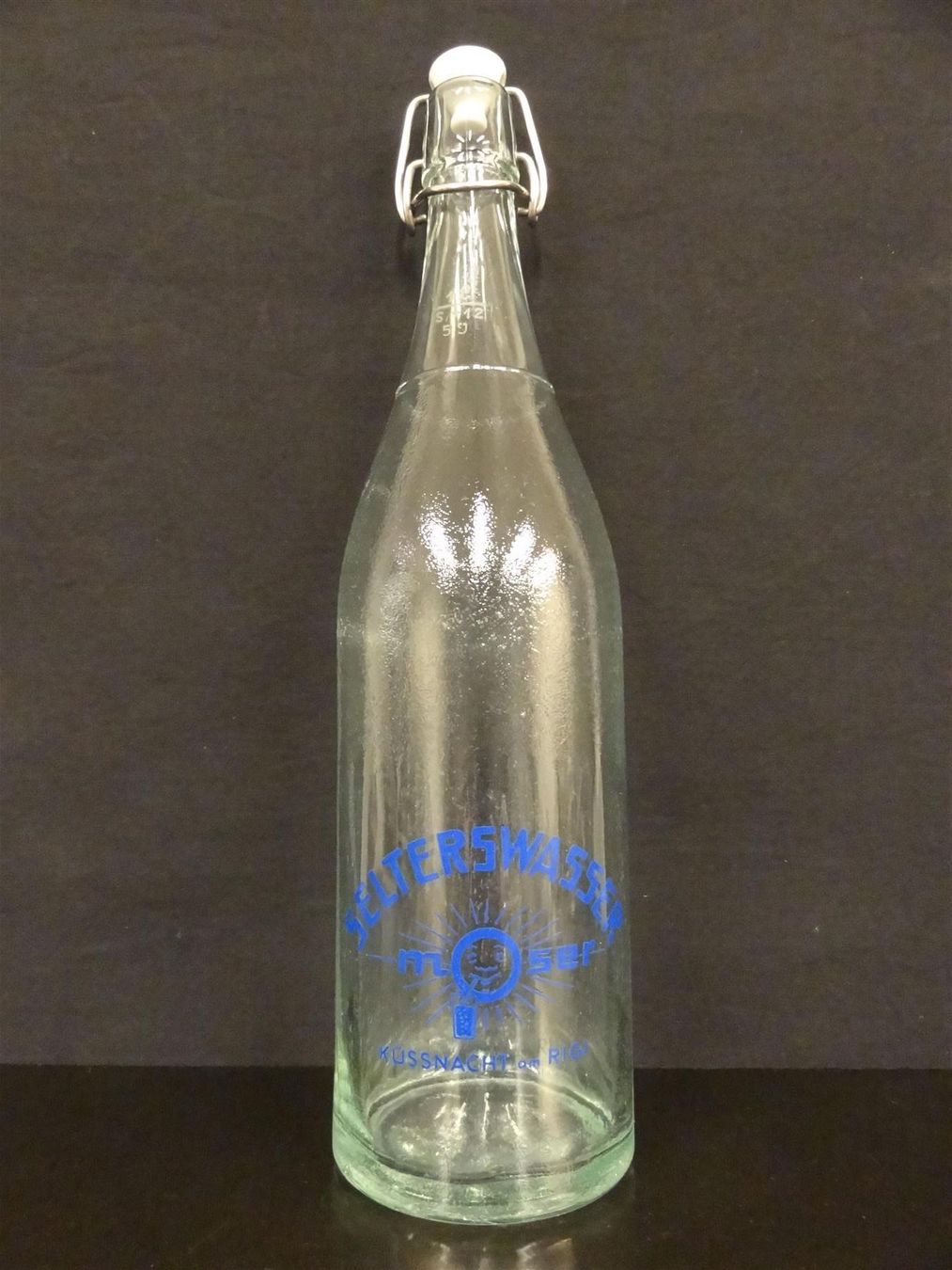 Bicchieri, Caraffe & Bottiglie: alte Flasche SELTERSWASSER MOSER 1959 – Usato da Kerzers venduto da Flaschenposten 1