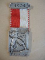 1951 Schützenfest Auszeichnung Medaille Kranz Feldschiessen