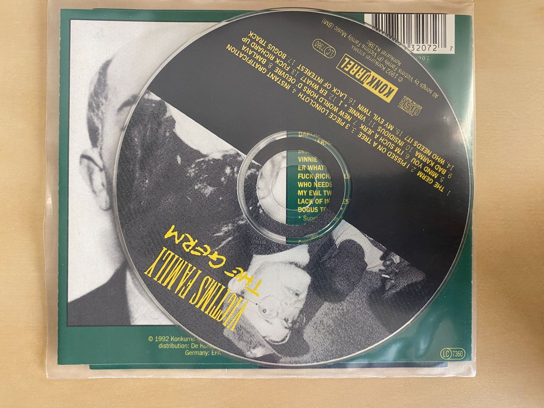 CD: Victims Family - The Germ – Usato da Aarau venduto da AVO99 1