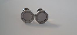 Boutons de manchette Audemars Piguet Swiss Made argentés