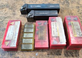 2x Gewindedrehstahl / Wendeplattenhalter inkl. Platten MP021