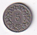 Tutti le monete: 5 Rappen 1892ss rar – Usato da Neuchâtel venduto da karlpierrino 1
