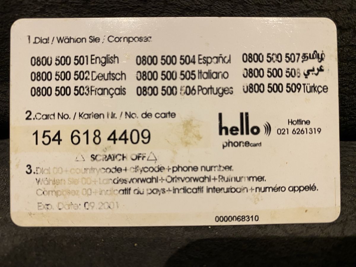 Schede telefoniche: Carte – Usato da Lausanne venduto da babacard10 1