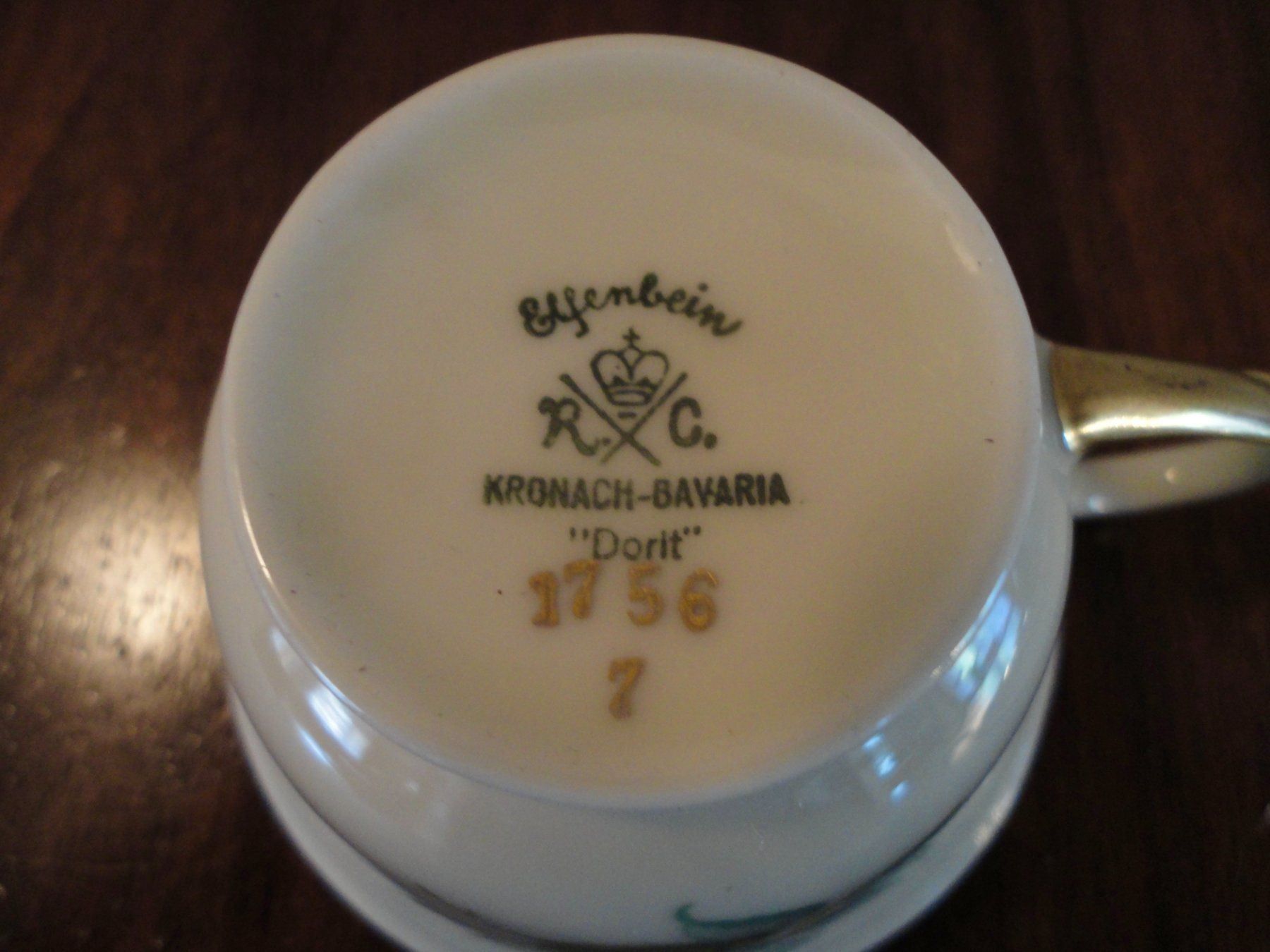 Rosenthal Tazze: ROSENTHAL SAMMELTASSE (DORIT) – Usato da wädenswil venduto da niki20 7